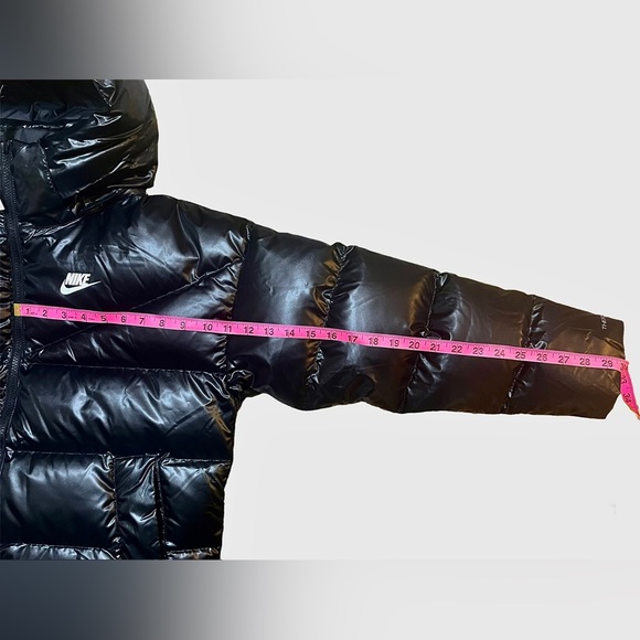 • Nike Sportswear Therma-FIT City Series Black Down Puffer Parka Coat - Picture 11 of 12